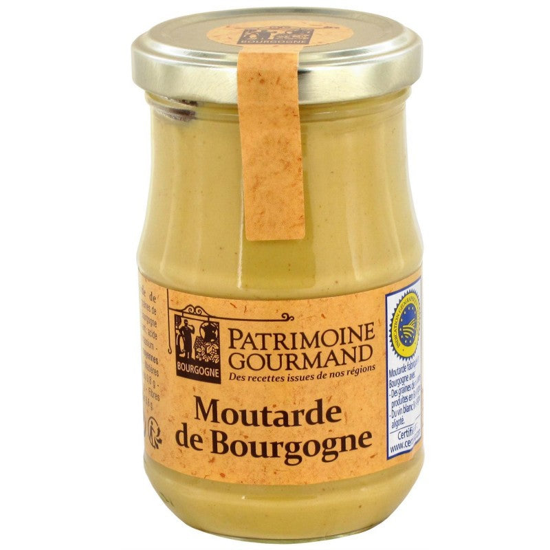 PATRIMOINE GOURMAND Moutarde De Bourgogne 210G - Marché Du Coin