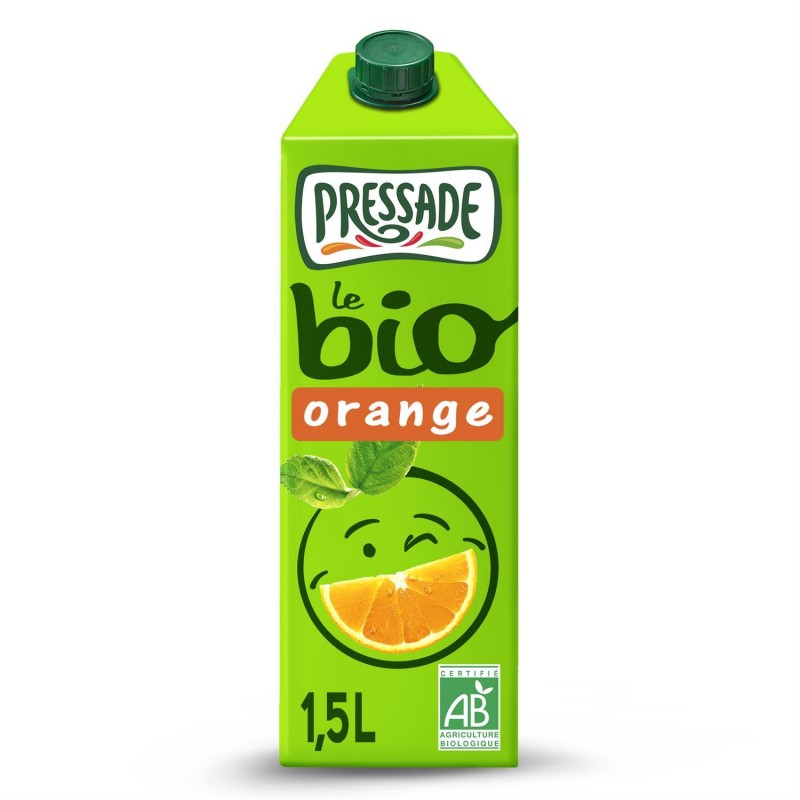 PRESSADE Nectar Bio Orange 1.5L - Marché Du Coin