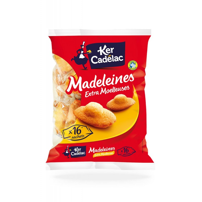KER CADELAC Madeleines X16 Emballage Individuel 400G - Marché Du Coin