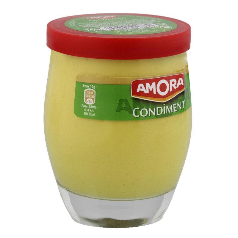 AMORA Moutarde Condiment Verre De Table 240G - Marché Du Coin