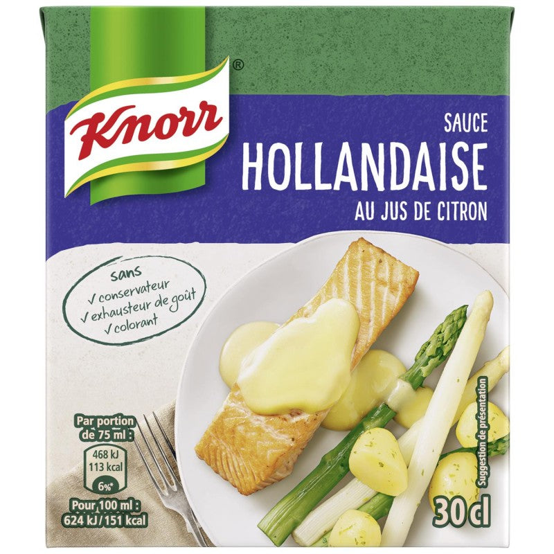 KNORR Sauce Hollandaise Au Jus De Citron Brique 30Cl - Marché Du Coin