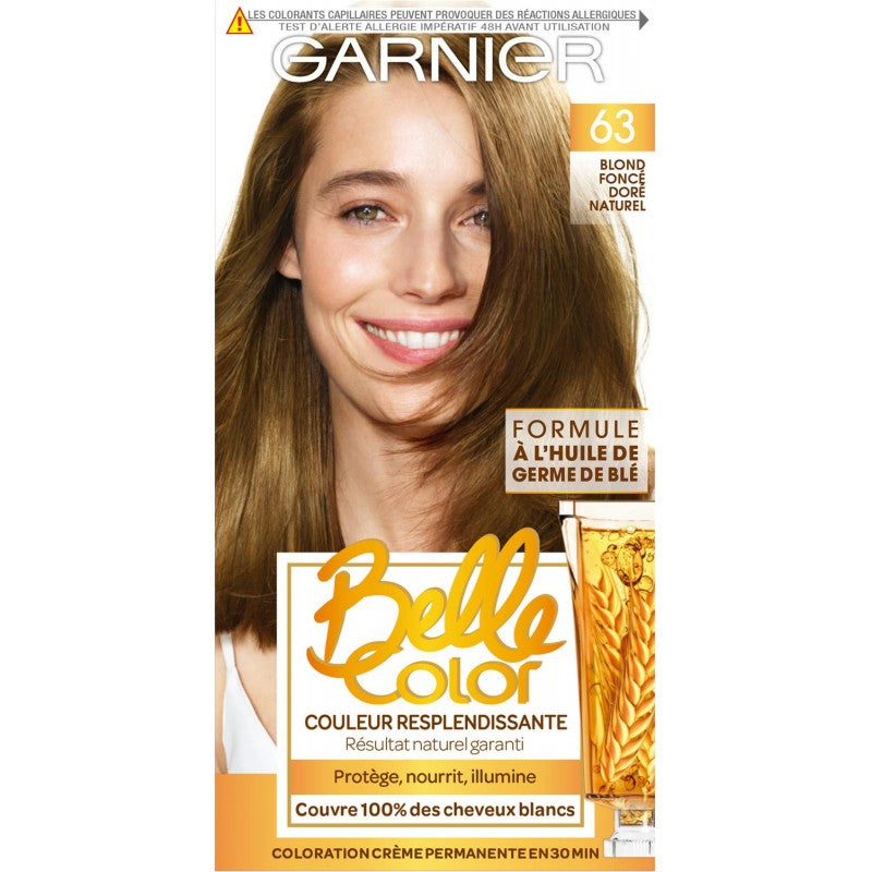 GARNIER Belle Color Coloration N°63 Blond Fonce Doré - Marché Du Coin
