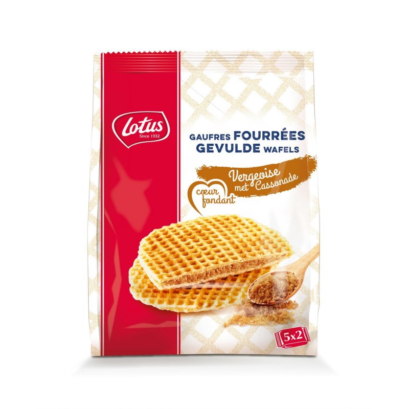 LOTUS Gaufres Coeur Fondant Vergeoise 310G - Marché Du Coin