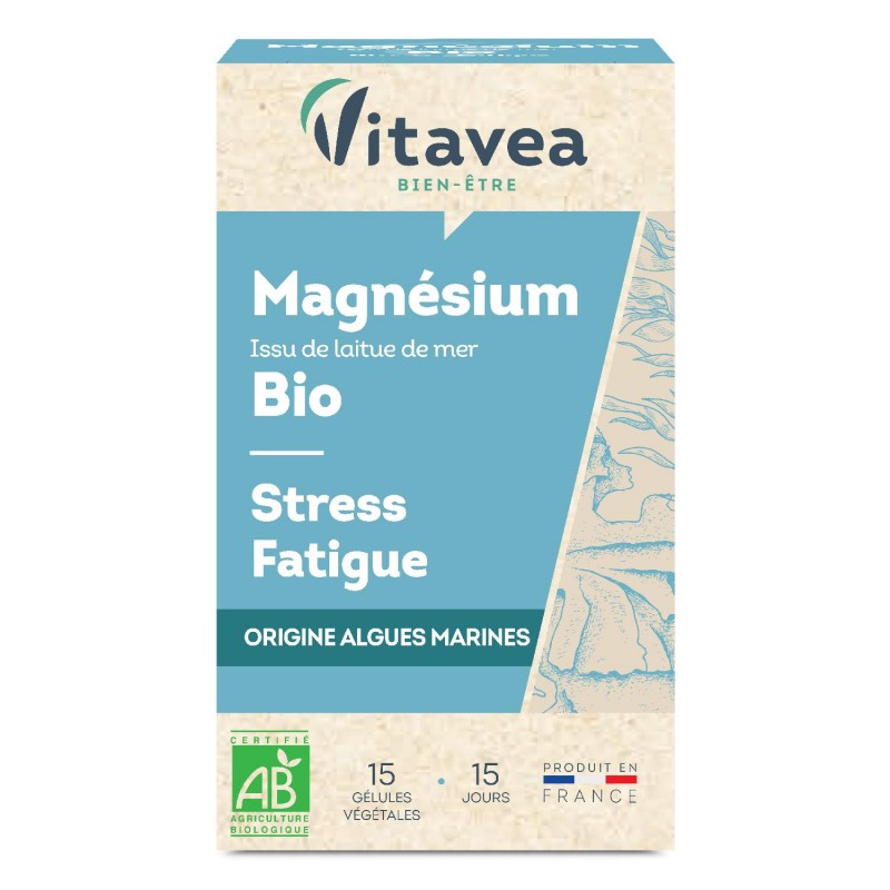 VITAVEA Magnésium 100% Origine Naturelle Bio 19G - Marché Du Coin