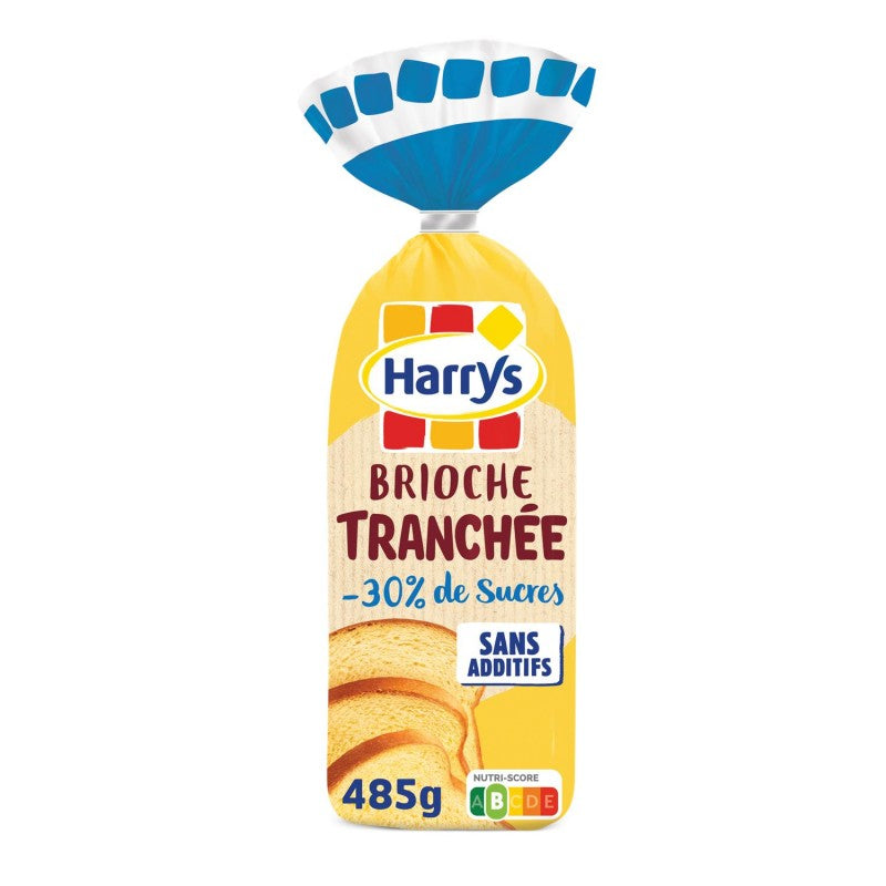 HARRY'S Brioche Tranchée -30% De Sucres Sans Additifs 485G - Marché Du Coin