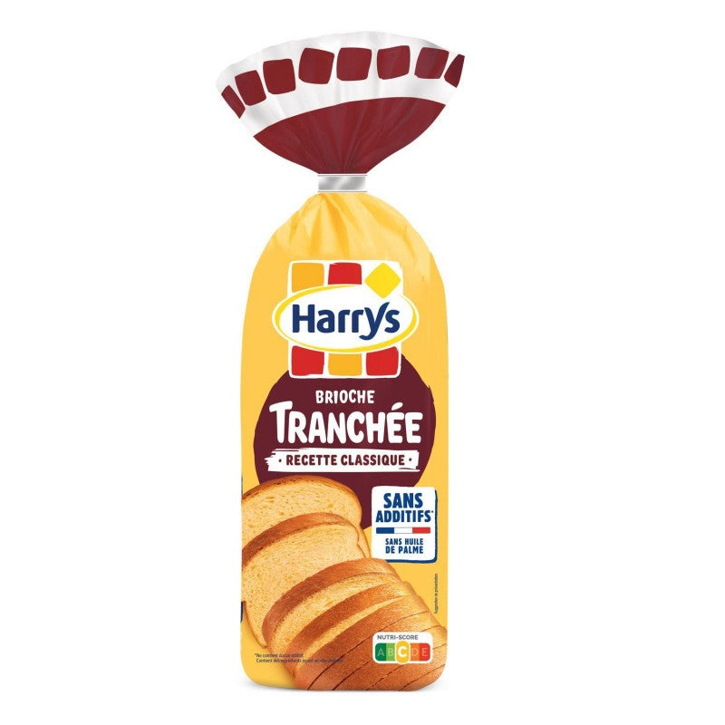 HARRY'S Brioche Tranchée Recette Classique Nature Sans Additifs 485G - Marché Du Coin