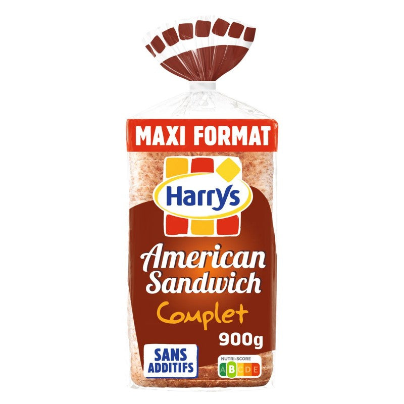 HARRY'S Pain De Mie American Sandwich Complet Maxi 900G - Marché Du Coin