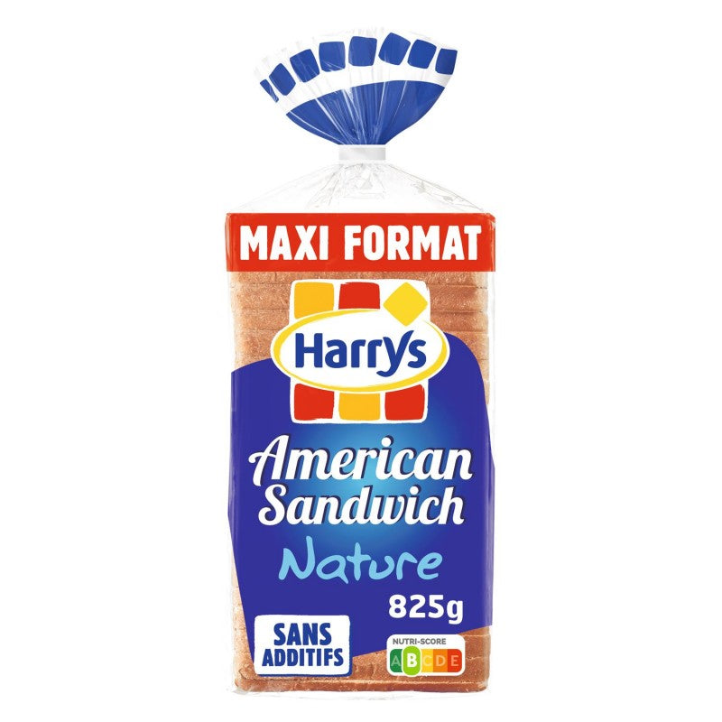 HARRY'S Pain De Mie American Sandwich Nature Maxi 825G - Marché Du Coin