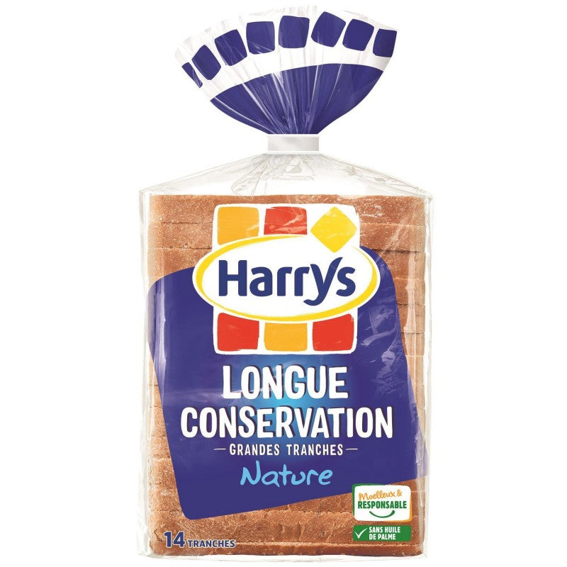HARRY'S Pain De Mie Longue Conservation Nature 550G - Marché Du Coin