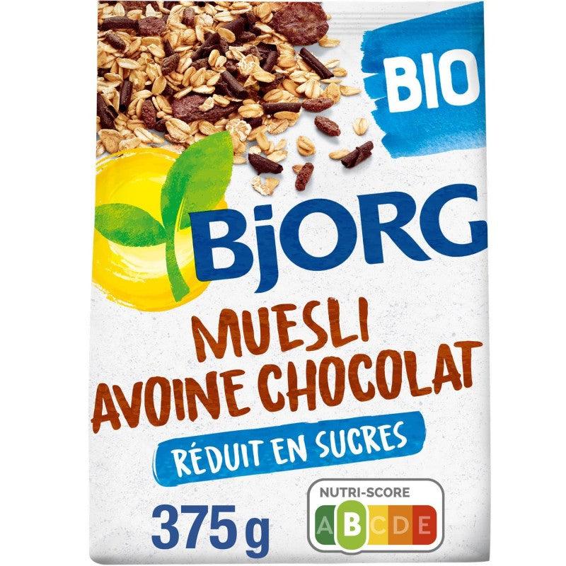 BJORG Muesli Avoine Chocolat Bio 375G - Marché Du Coin