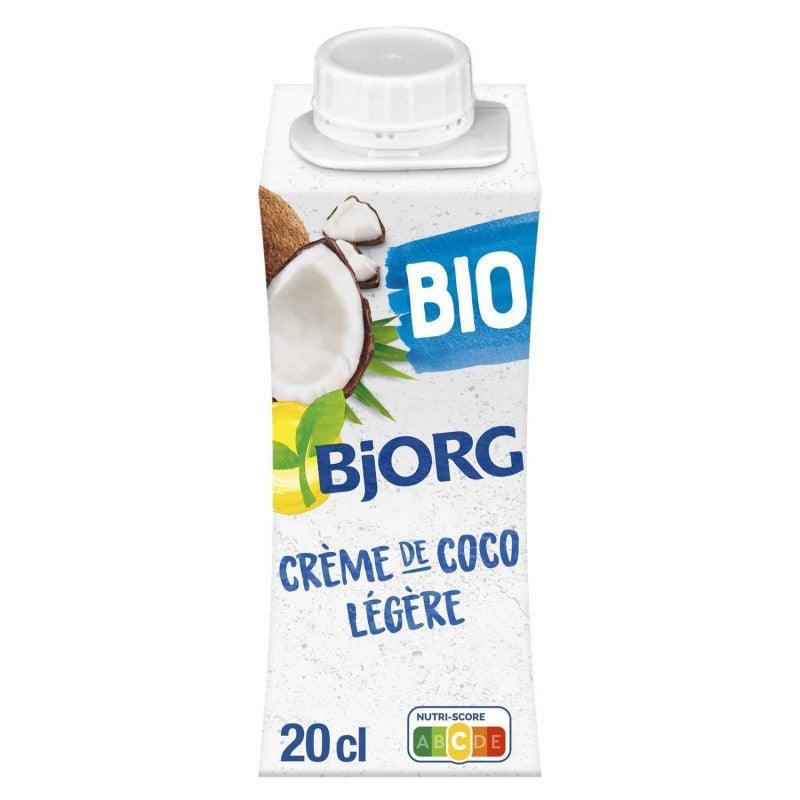 BJORG Crème Coco Légère 200 Ml - Marché Du Coin