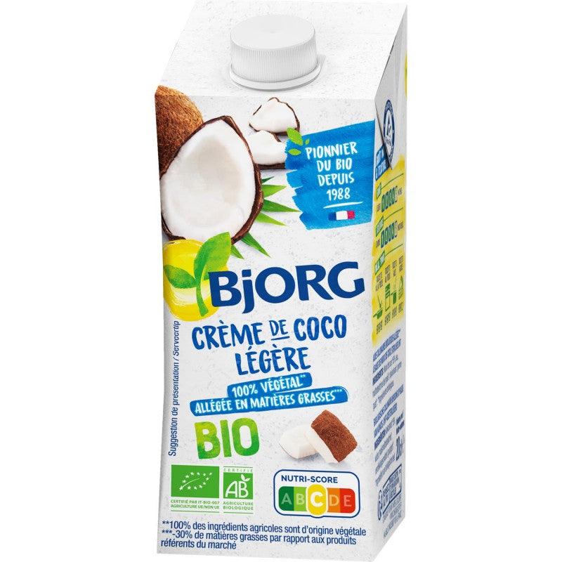 BJORG Crème Coco Légère 200 Ml - Marché Du Coin