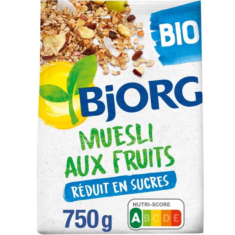 BJORG Muesli Auxfruits Bio 750G - Marché Du Coin