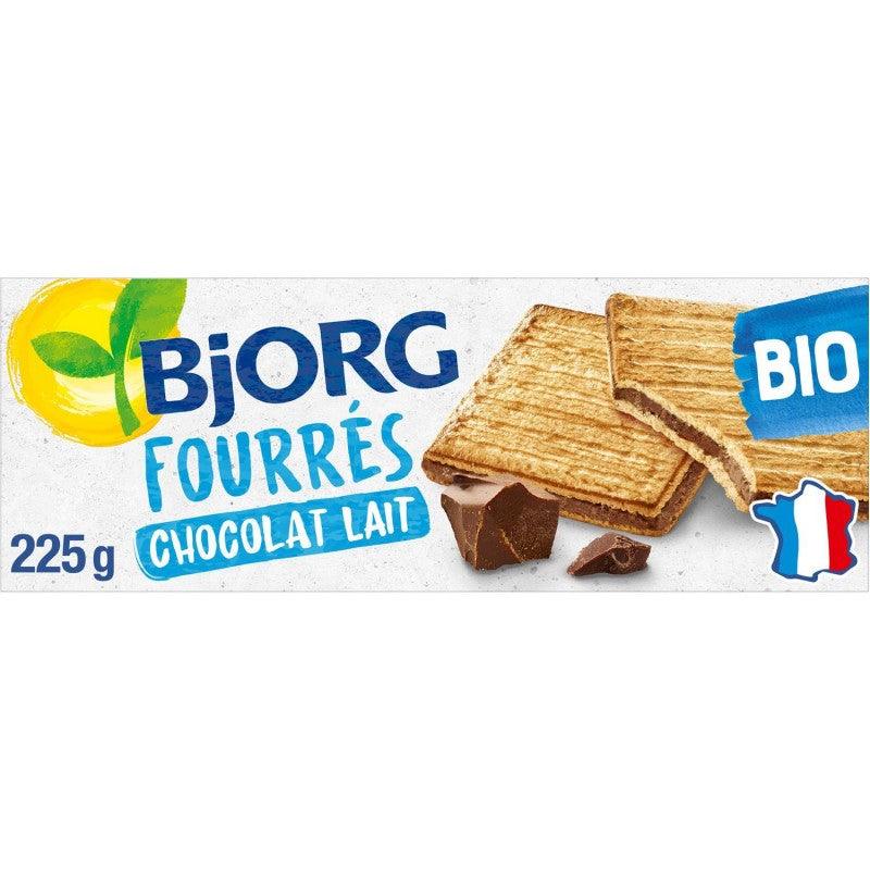 BJORG Fourrés Chocolat Au Lait Bio 225G - Marché Du Coin