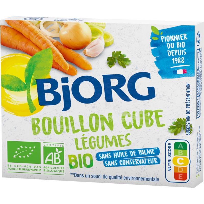 BJORG Bouillon Legumes Cubes 72G - Marché Du Coin